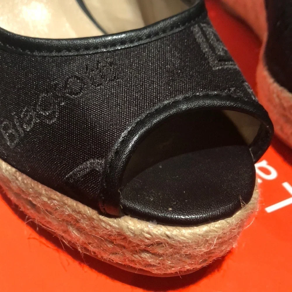 LAURA Biagiotti Logo Italian Espadrilles